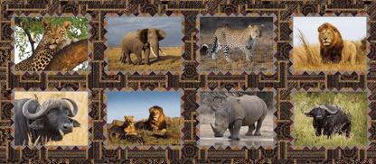 Place Mats South Africa Big 5 - Ragland Fabrics