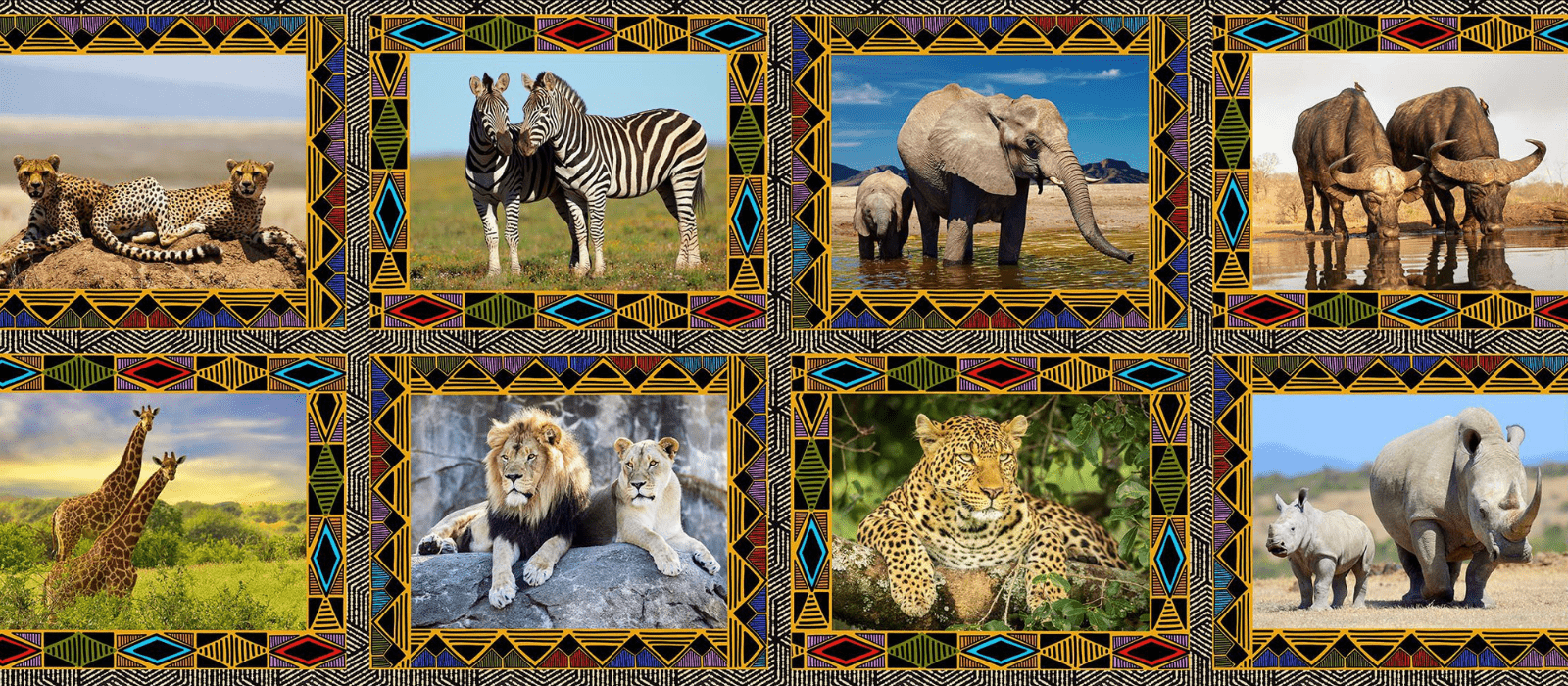 Place Mats South Africa Safari - Ragland Fabrics