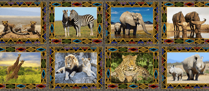 Place Mats South Africa Safari - Ragland Fabrics