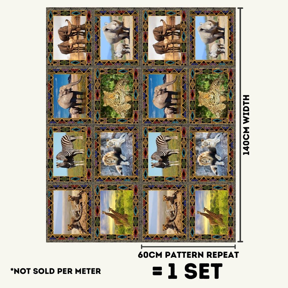 Place Mats South Africa Safari - Ragland Fabrics