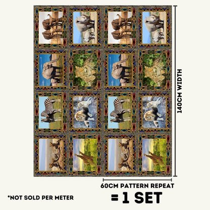 Place Mats South Africa Safari - Ragland Fabrics