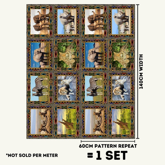 Place Mats South Africa Safari - Ragland Fabrics