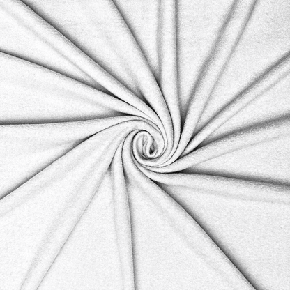 Plain Polar Fleece White 140cm - Ragland Fabrics