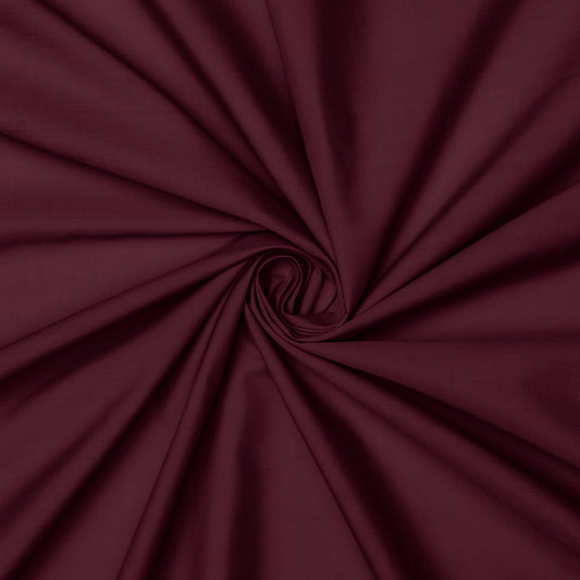 Plain Polycotton Maroon 19* - Ragland Fabrics