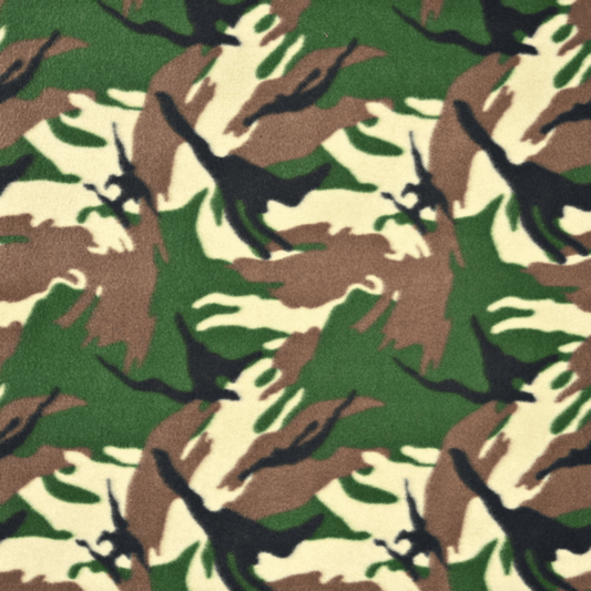 Printed Polar Fleece Camo 1 - Ragland Fabrics