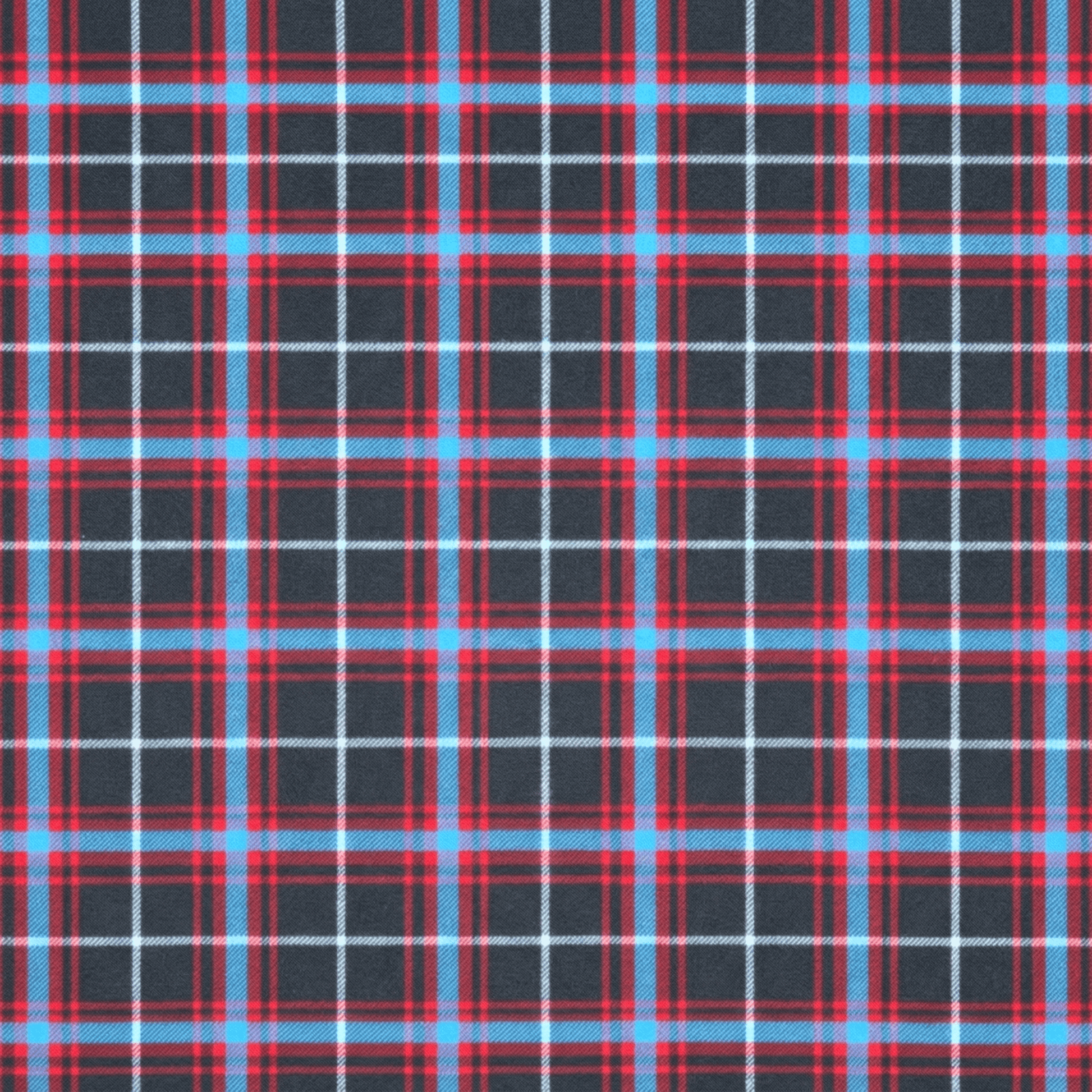 Printed Polar Fleece Tartan Red/Blue - Ragland Fabrics