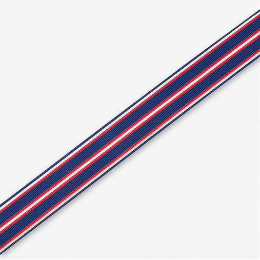 Polyester Tape Stripe Blue/Red/White 30mm