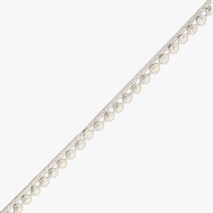 Pom Pom Lace 12mm | Cream (Per Met) - Ragland Fabrics
