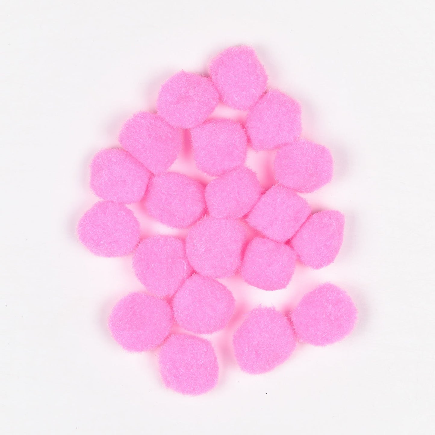 Pom Poms - Pink 25mm | 20pc TBD - Ragland Fabrics