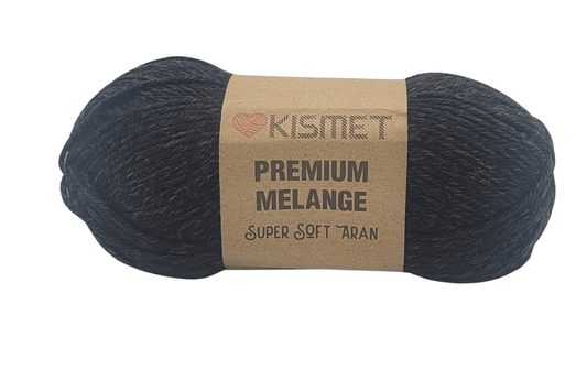 Premium Melange Aran Black #303
