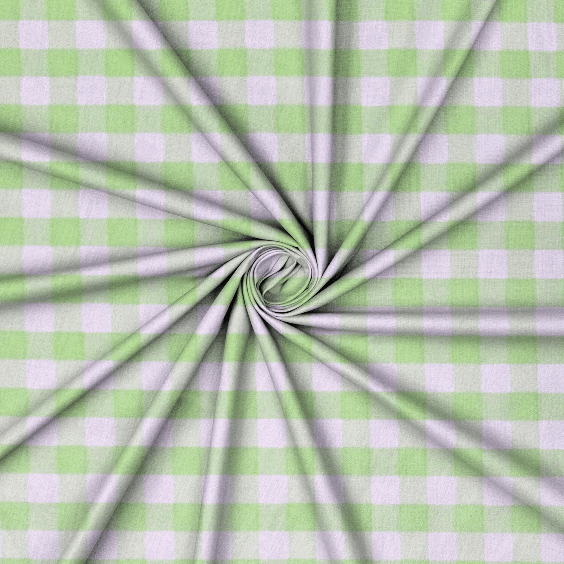 Printed Designer Check Mint - Ragland Fabrics