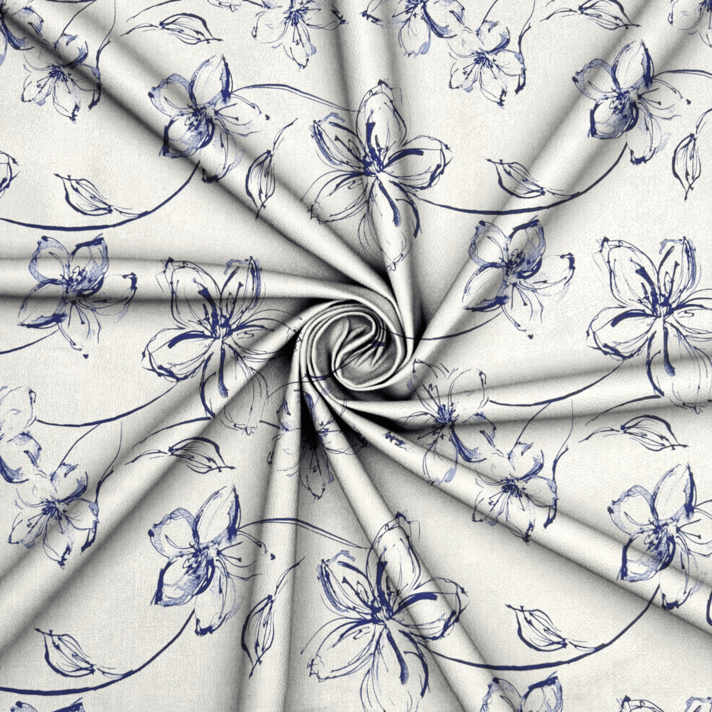 Printed Linen Blend Des.D - Ragland Fabrics