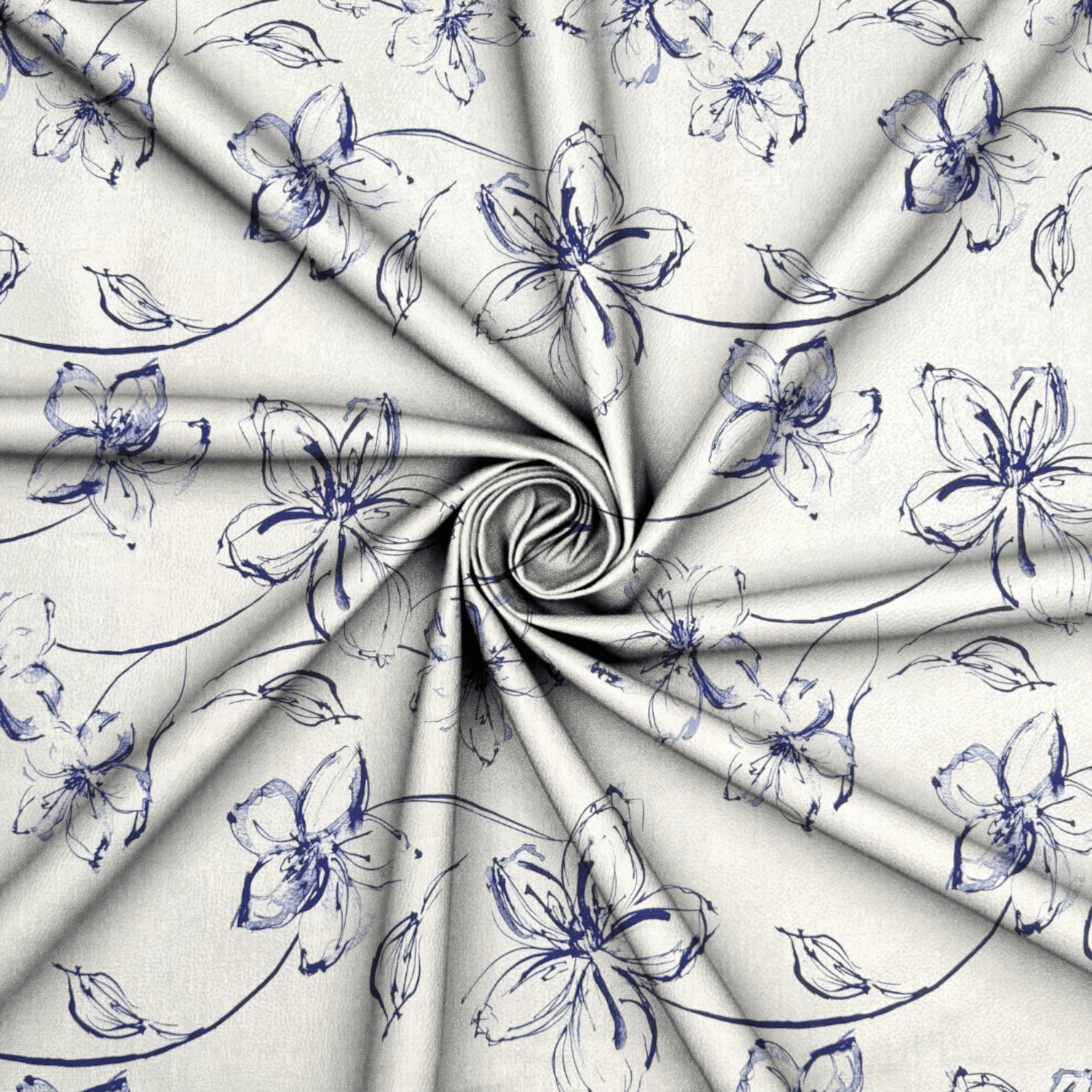 Printed Linen Blend Des.D - Ragland Fabrics