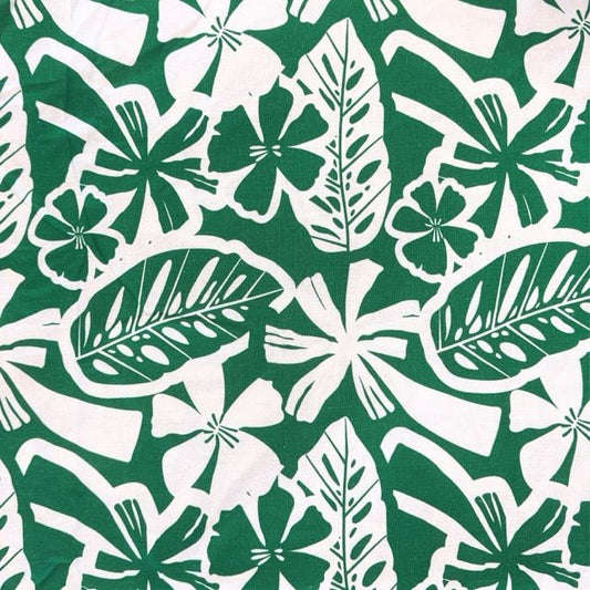 Printed Linen Blend Jungle Floral - Ragland Fabrics