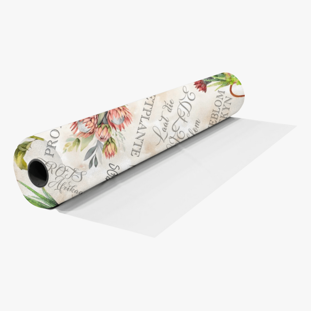 Printed Mini Matt Afrikaans Blomme - Ragland Fabrics