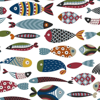 Printed Mini Matt Fish - Ragland Fabrics