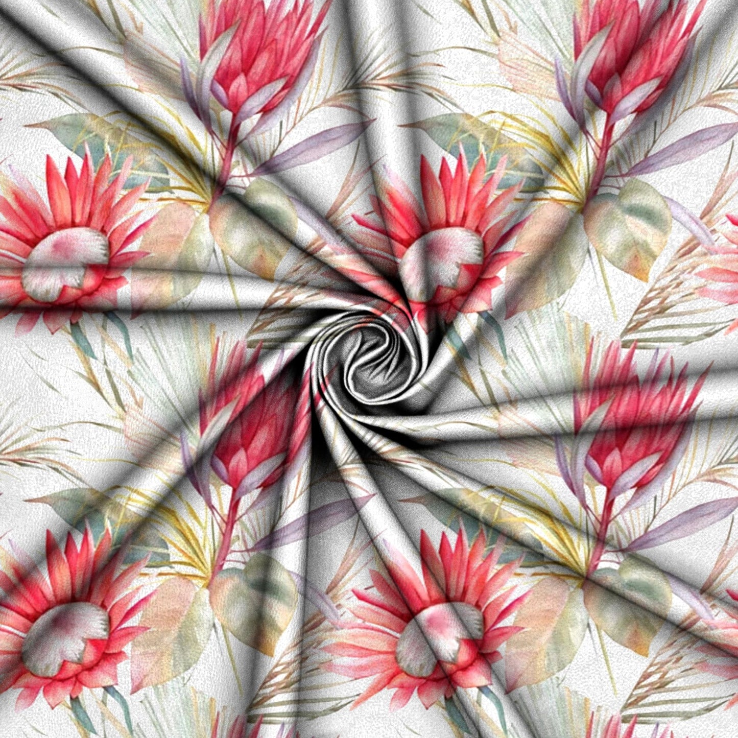 Printed Mini Matt Fynbos Red - Ragland Fabrics