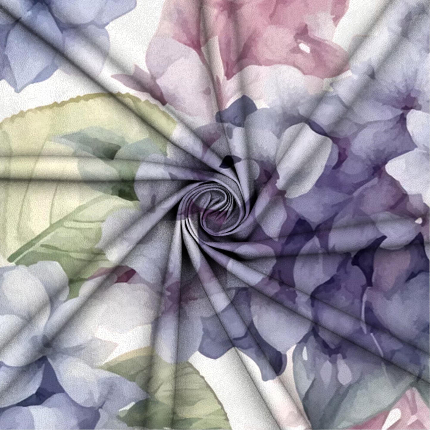 Printed Mini Matt Hydrangeas - Ragland Fabrics