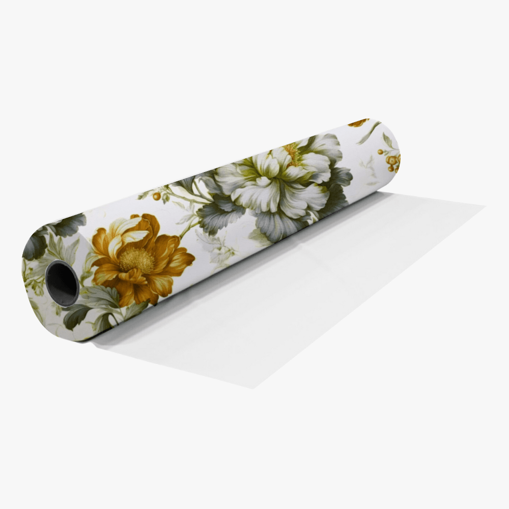 Printed Mini Matt Kyra Ochre - Ragland Fabrics