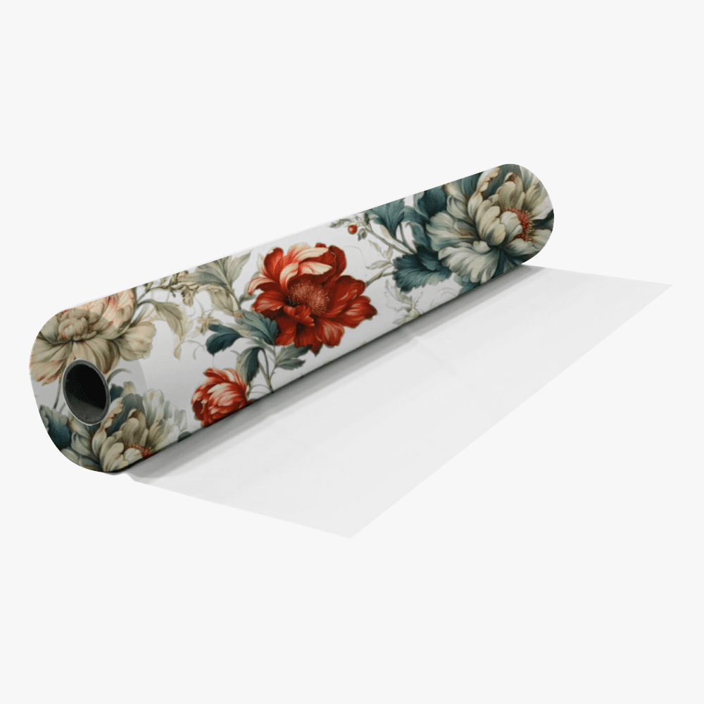 Printed Mini Matt Kyra Red - Ragland Fabrics