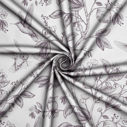 Printed Mini Matt Lemon Blossom - Ragland Fabrics