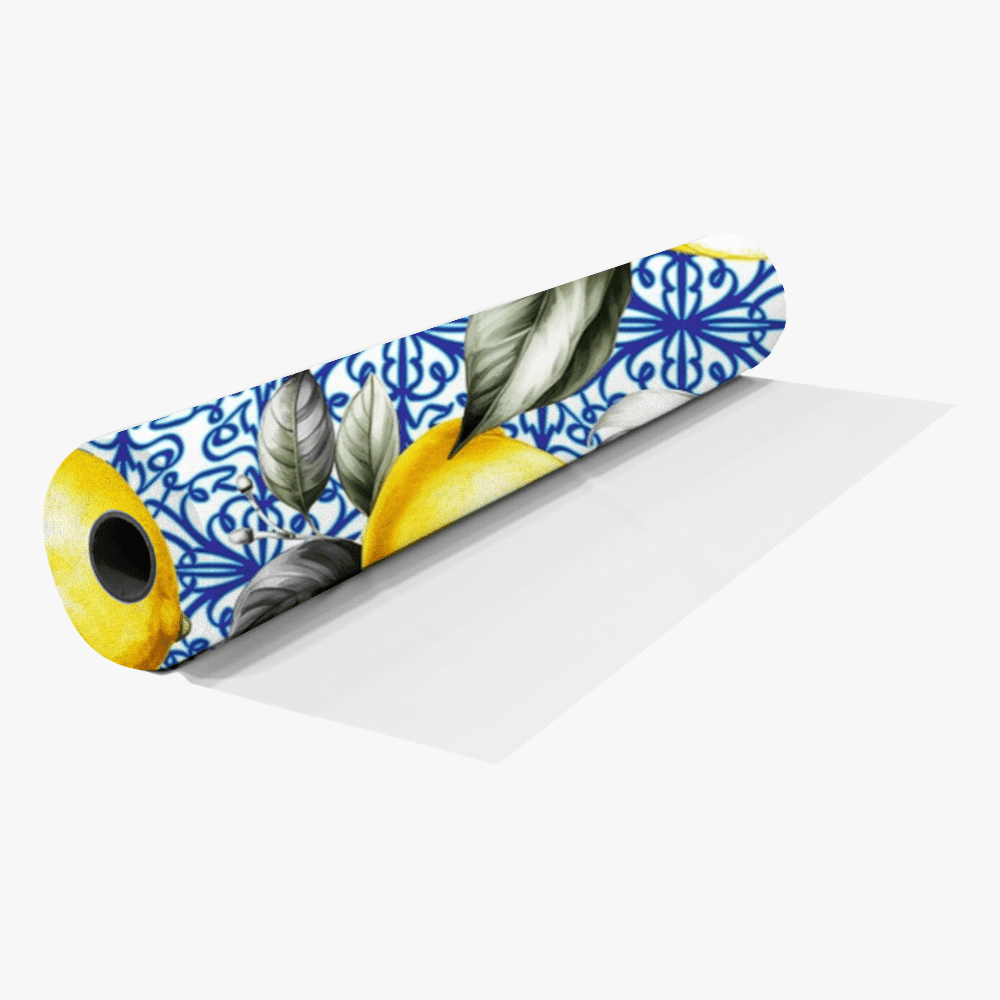 Printed Mini Matt Mediterranean Lemons - Ragland Fabrics