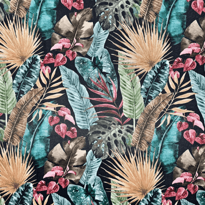 Printed Mini Matt NightGarden - Ragland Fabrics