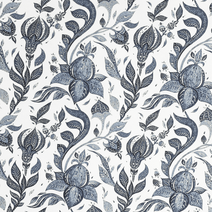 Printed Mini Matt Orinoco Blue - Ragland Fabrics