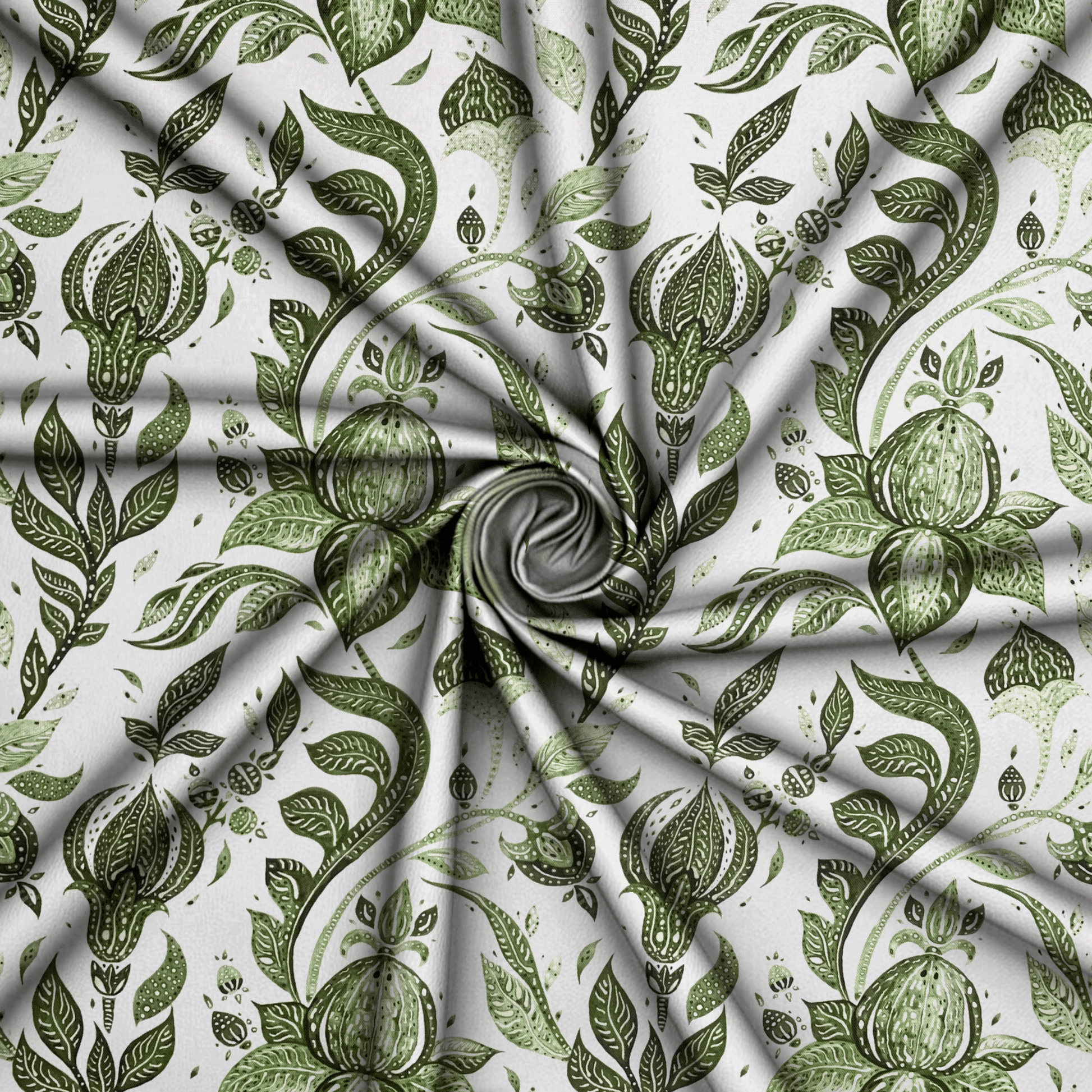 Printed Mini Matt Orinoco Forest - Ragland Fabrics