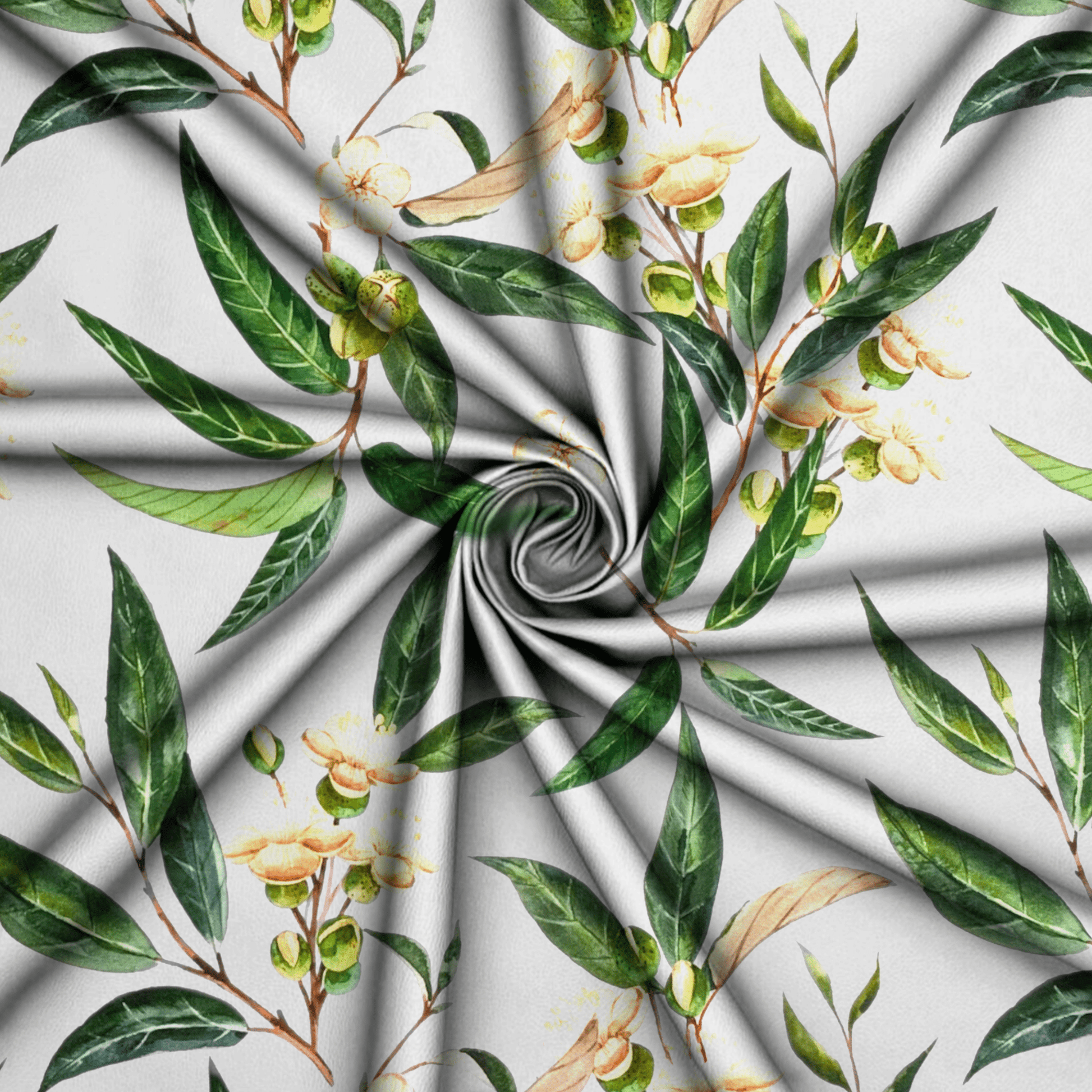 Printed Mini Matt Peach Blossom - Ragland Fabrics