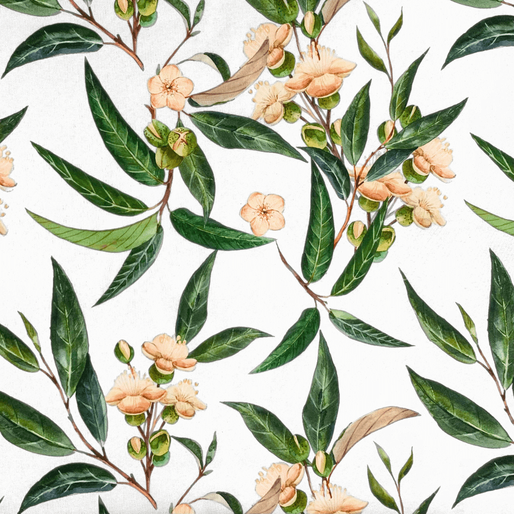 Printed Mini Matt Peach Blossom - Ragland Fabrics
