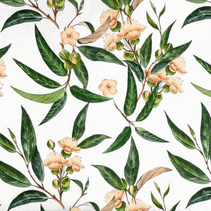 Printed Mini Matt Peach Blossom - Ragland Fabrics