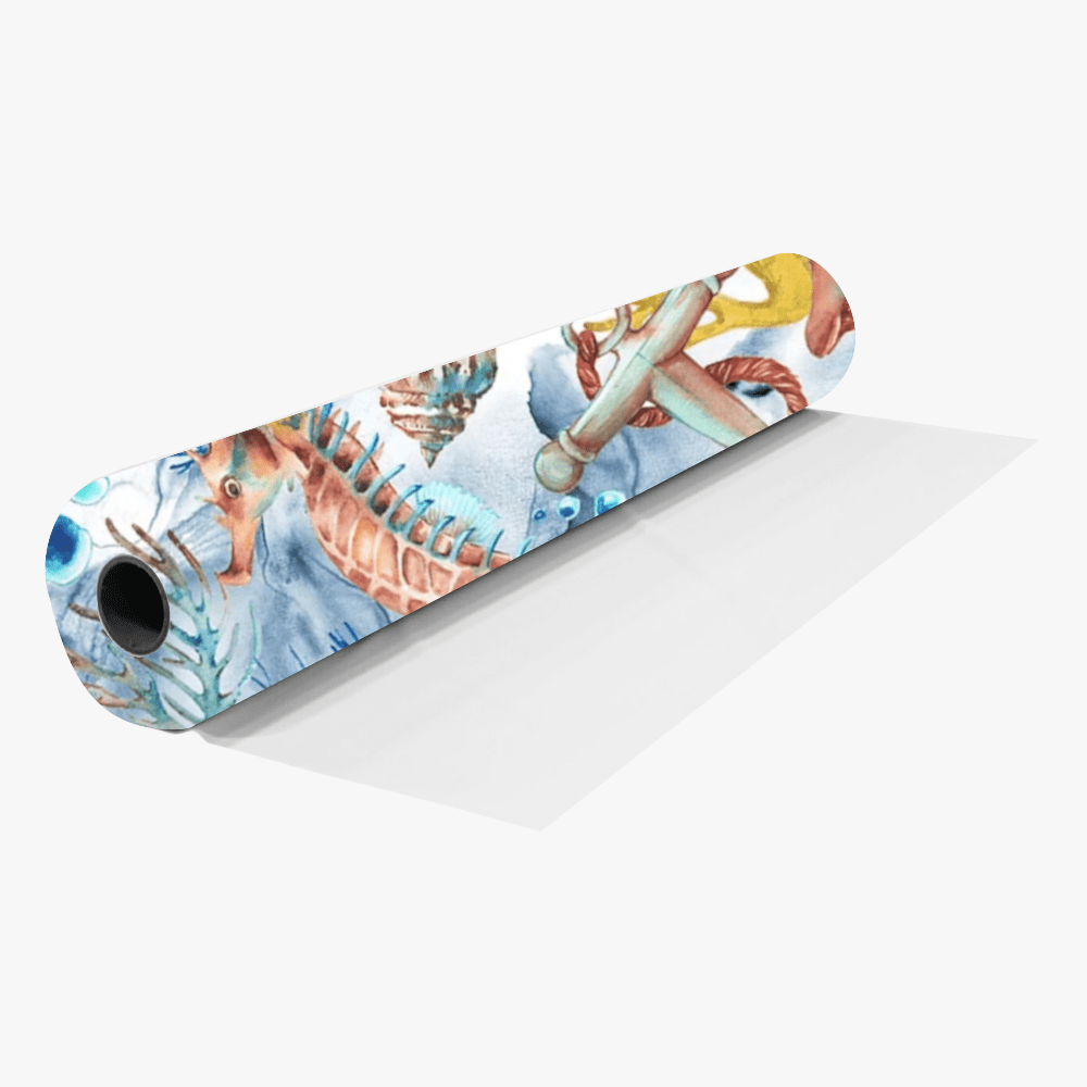 Printed Mini Matt Seahorse - Ragland Fabrics