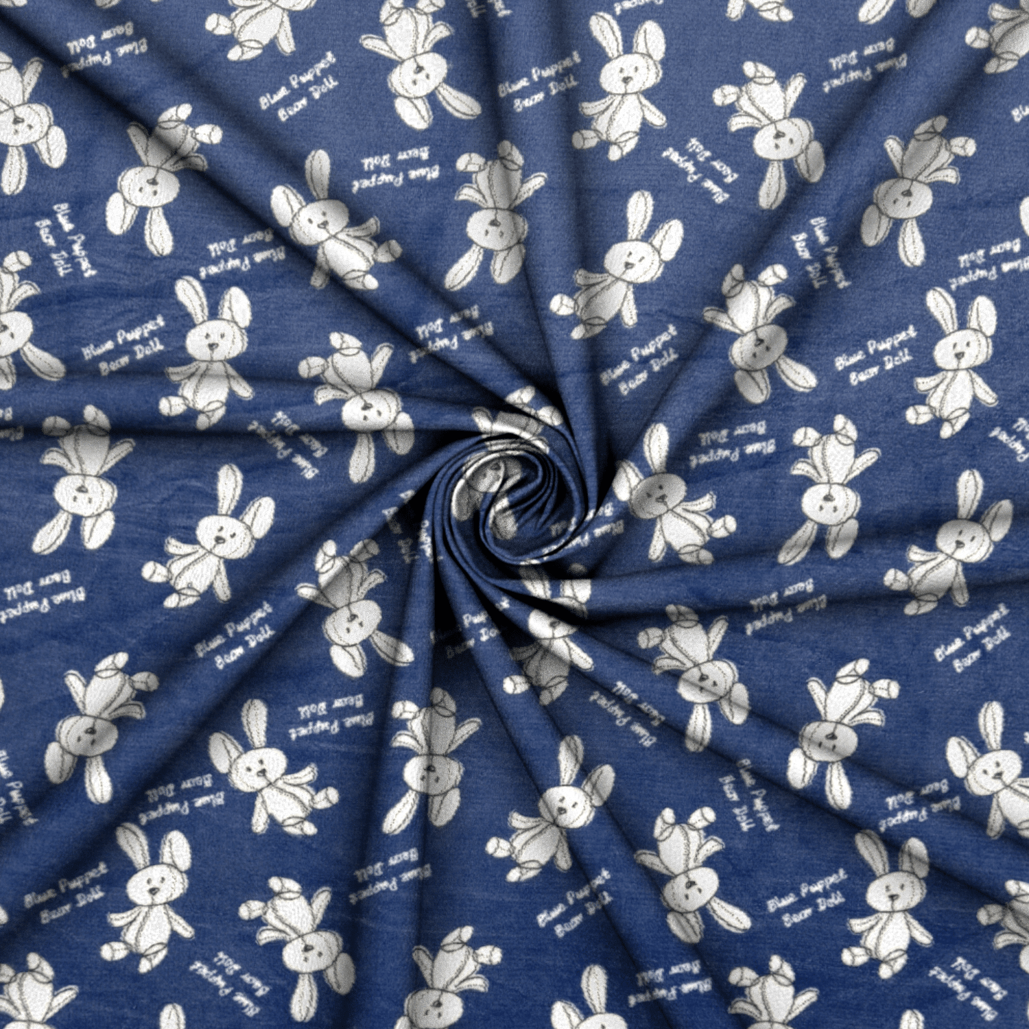 Printed Mongolian Fleece Bunny Business - Ragland Fabrics