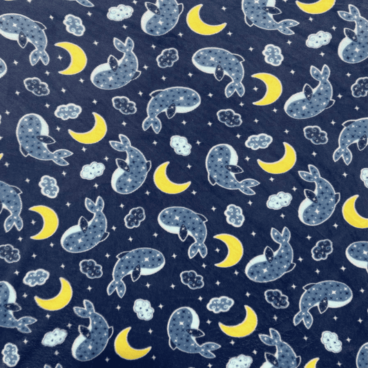 Printed Mongolian Fleece Galaxy Gazers - Ragland Fabrics