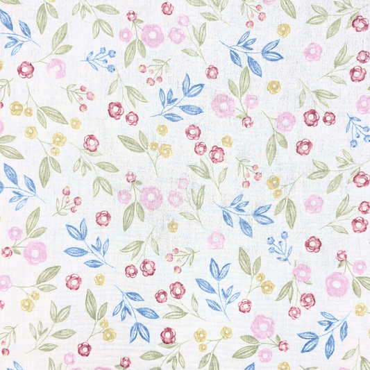 Printed Muslin Flower - Ragland Fabrics