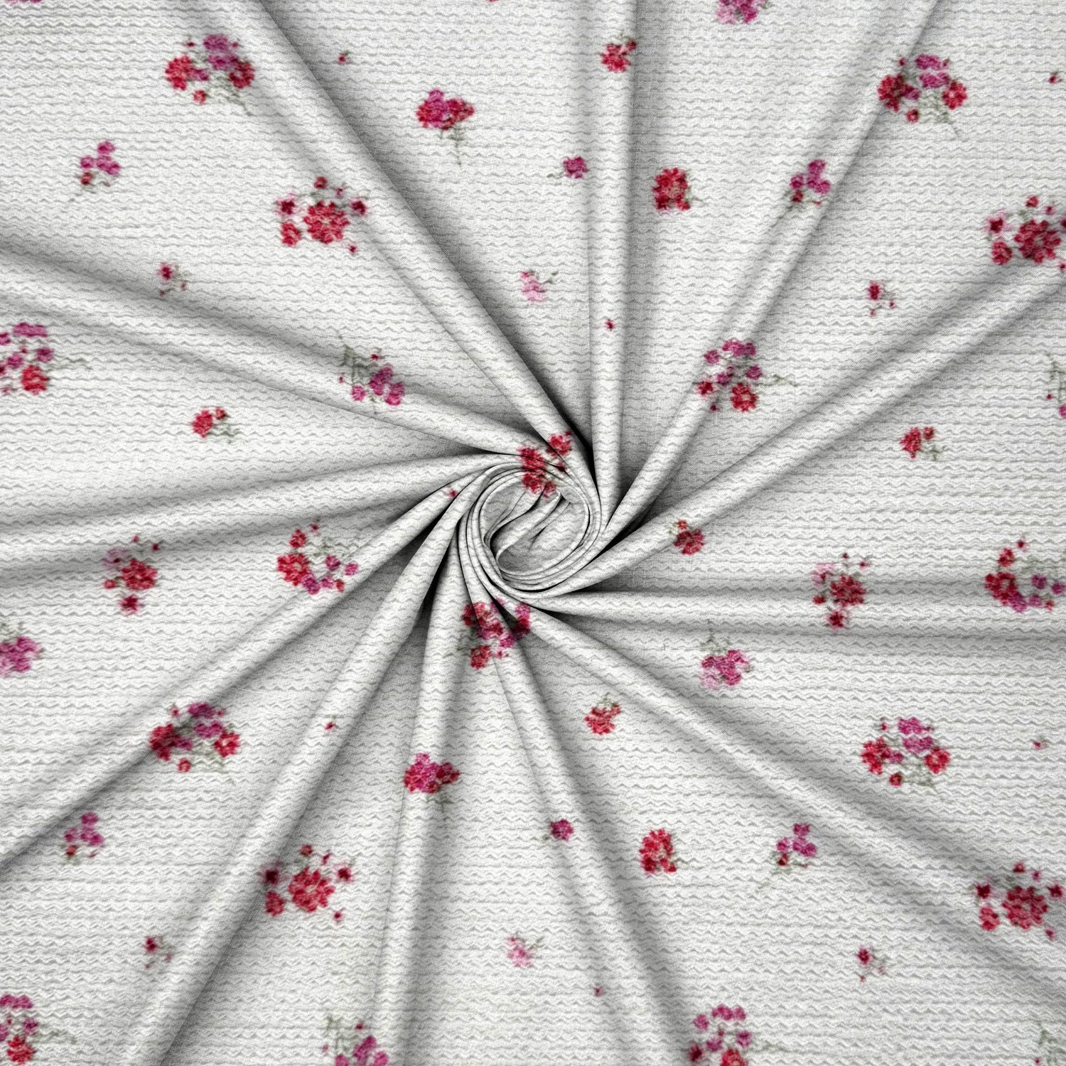 Printed Poly Bandage Knit Floral - Ragland Fabrics