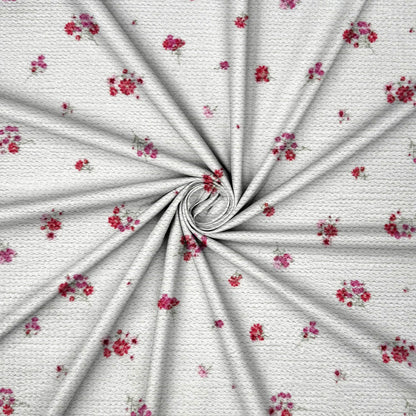 Printed Poly Bandage Knit Floral - Ragland Fabrics