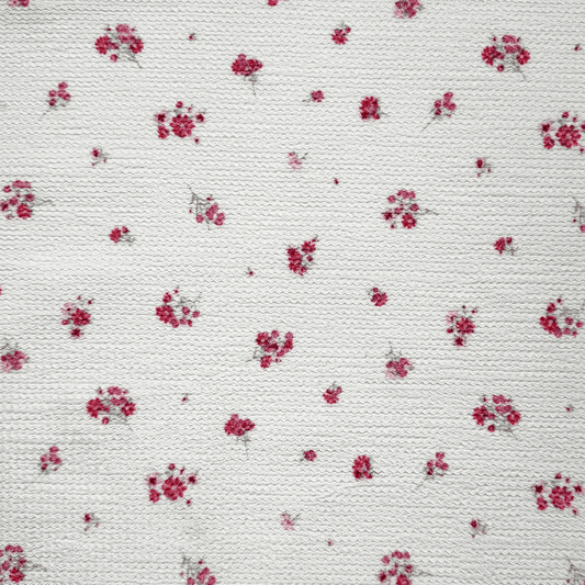 Printed Poly Bandage Knit Floral - Ragland Fabrics