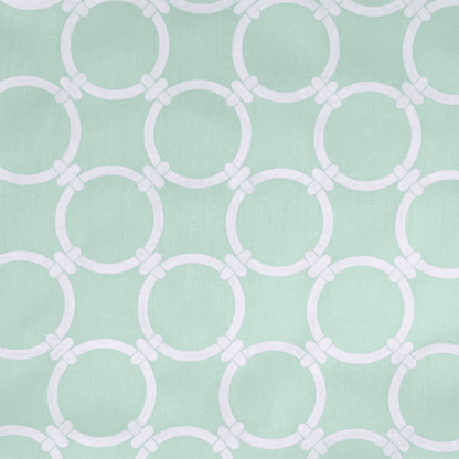 Printed Poly Cotton 140cm Circled Links - Ragland Fabrics