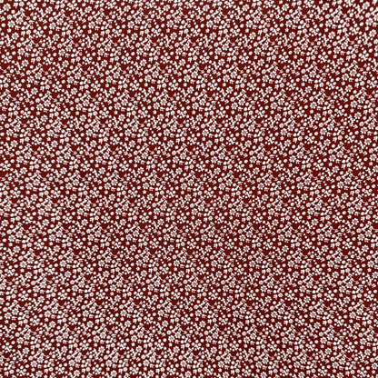 Printed Poly Cotton Maroon Floral - Ragland Fabrics