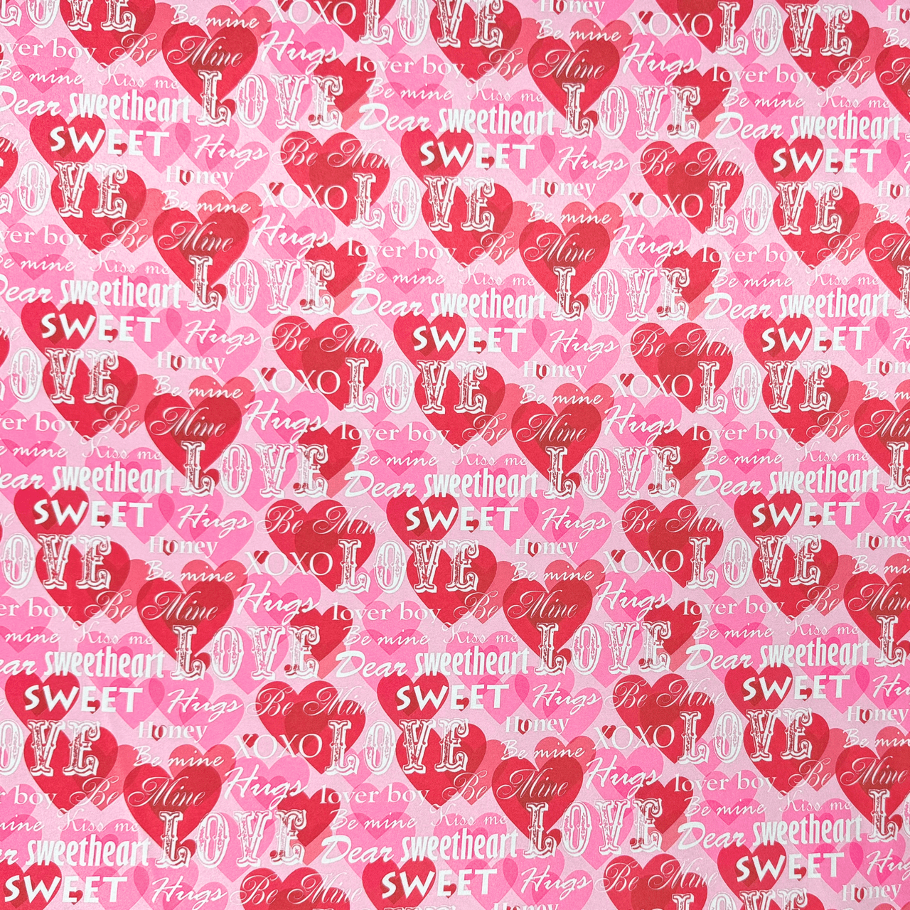 Printed Satin | Hugs - Ragland Fabrics