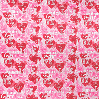Printed Satin | Hugs - Ragland Fabrics