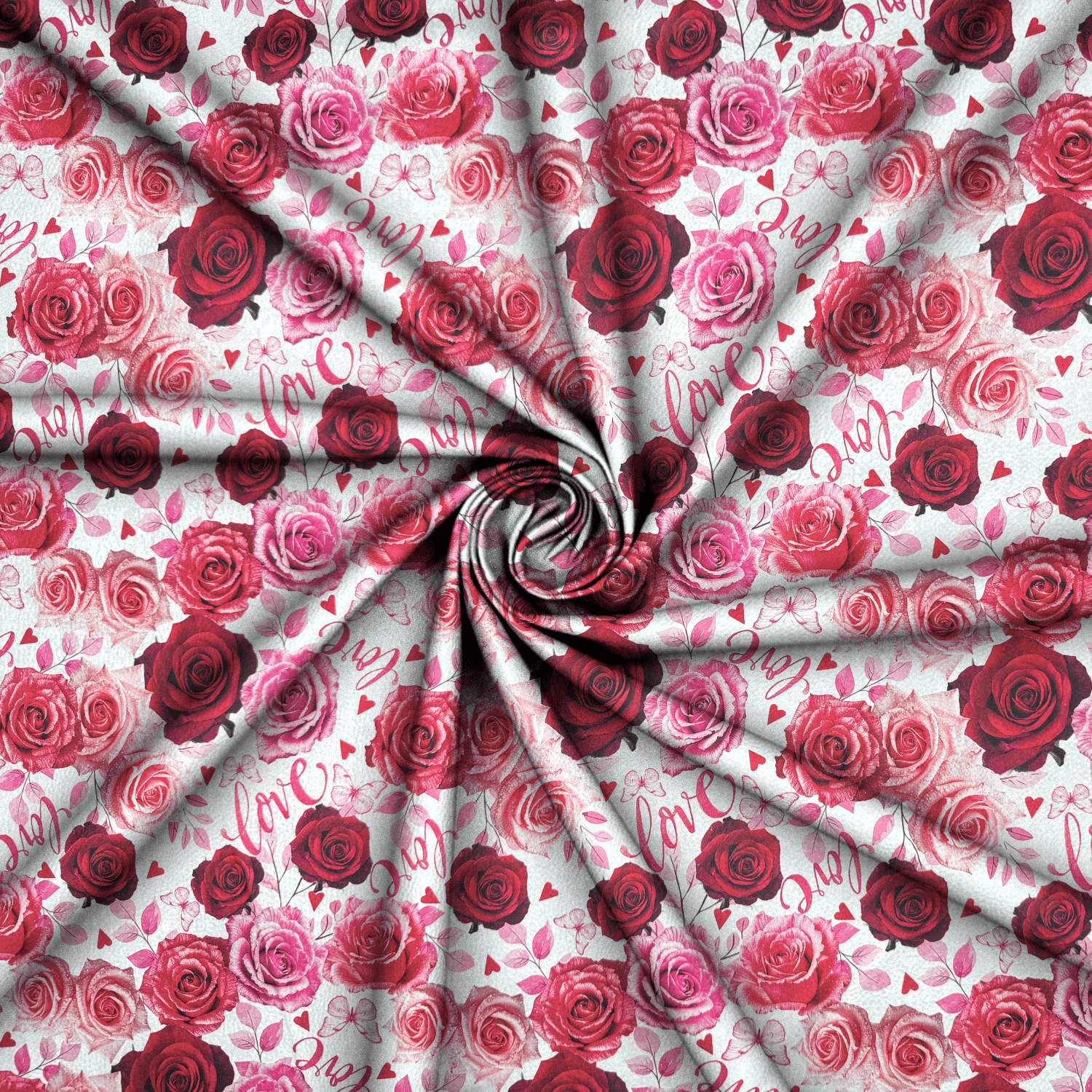 Printed Satin | Rosalia - Ragland Fabrics