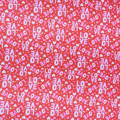 Printed Satin | Sweetheart - Ragland Fabrics