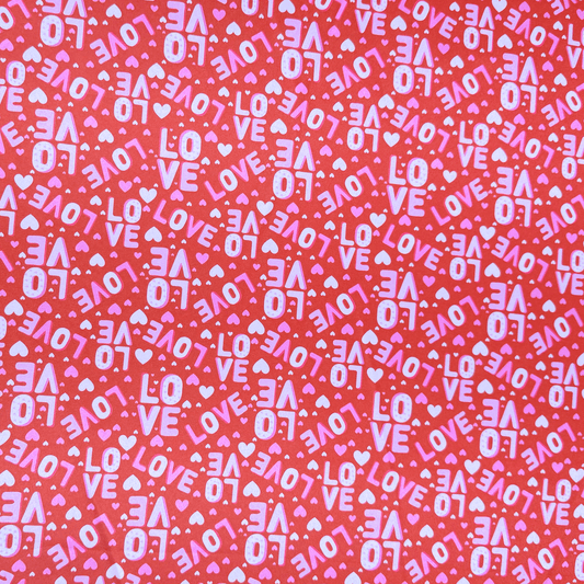 Printed Satin | Sweetheart - Ragland Fabrics