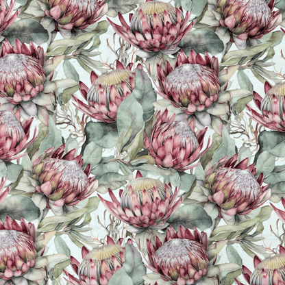 Printed Velvet Protea - Ragland Fabrics