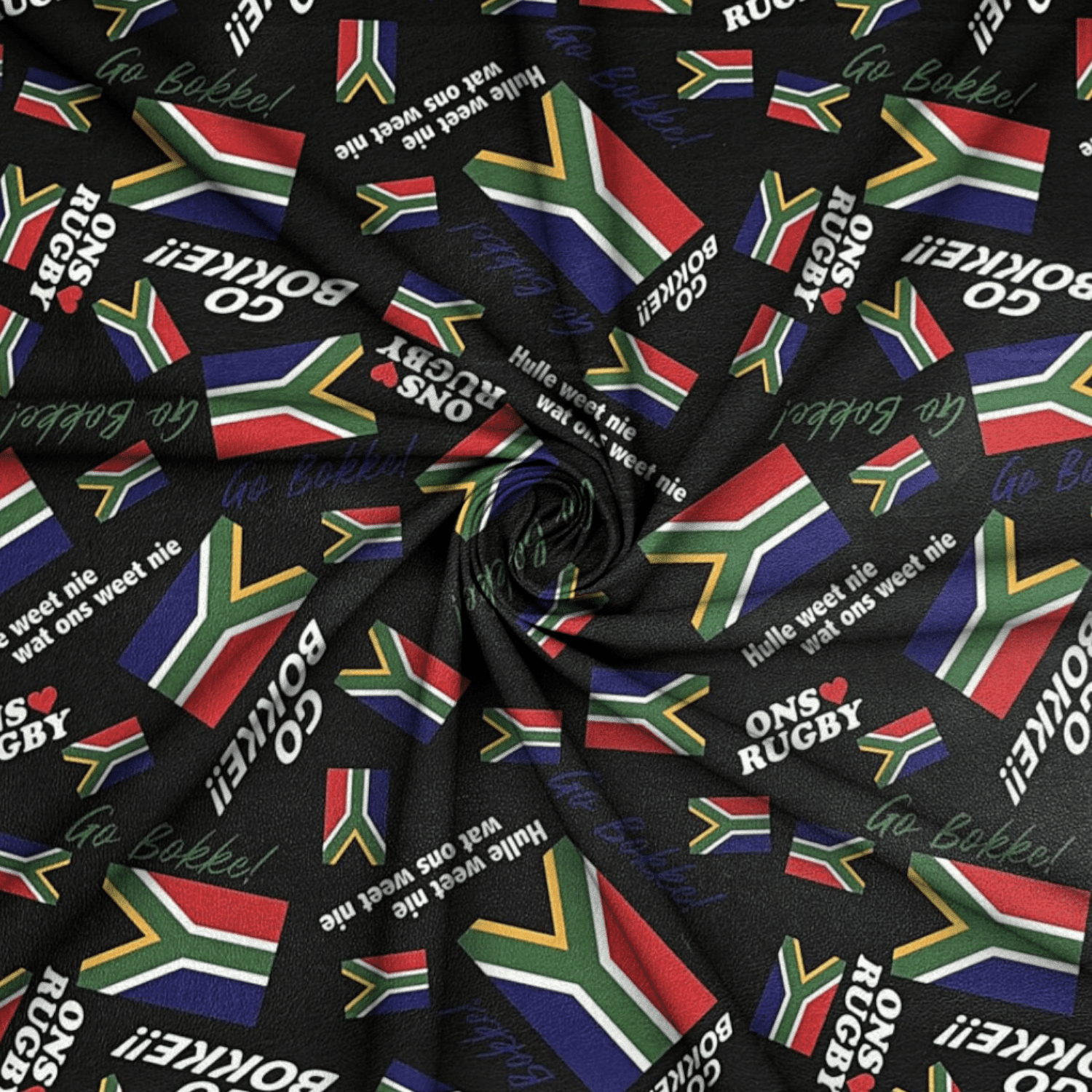 Printed Vinyl Bokke Green - Ragland Fabrics