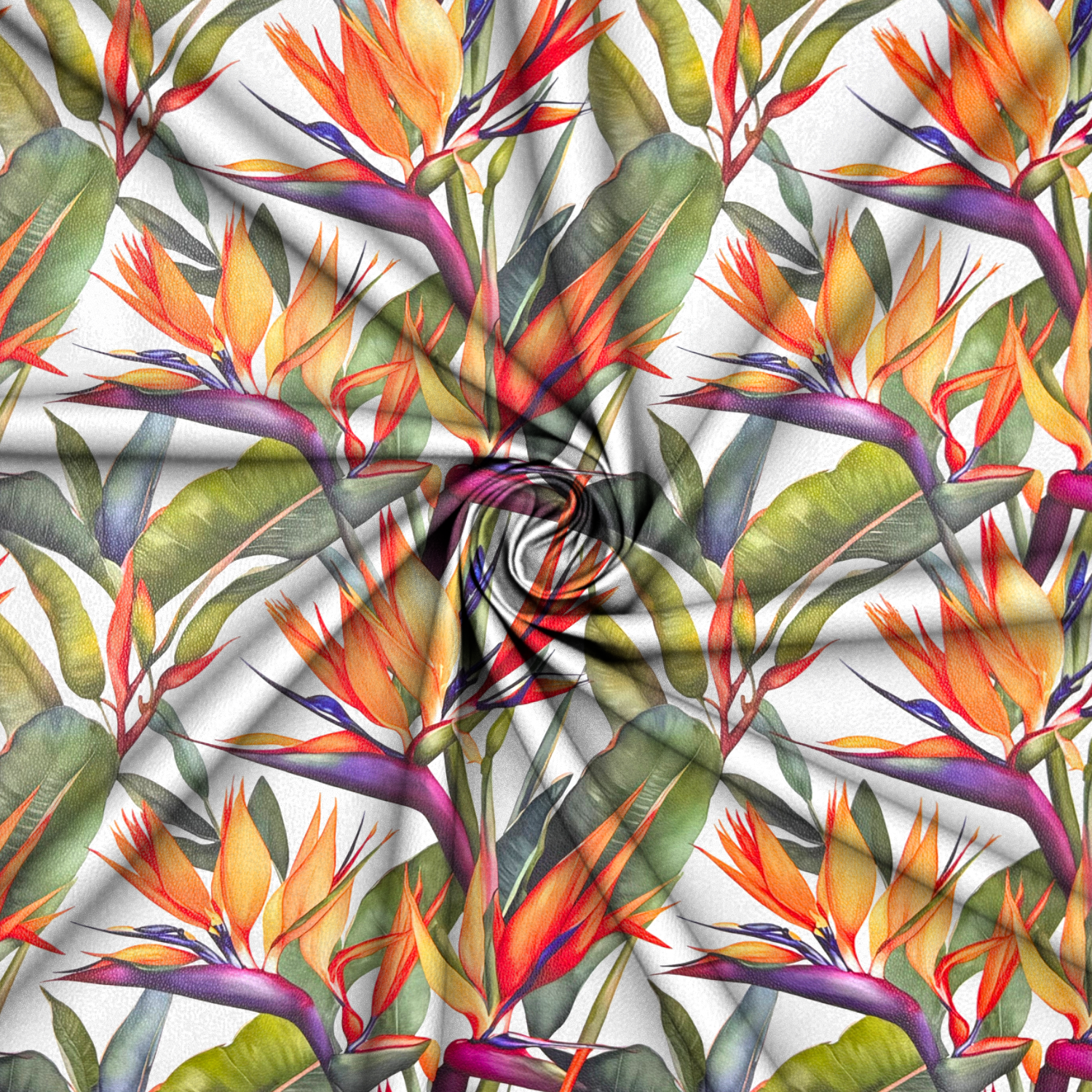 Printed Vinyl Strelitzia Garden - Ragland Fabrics
