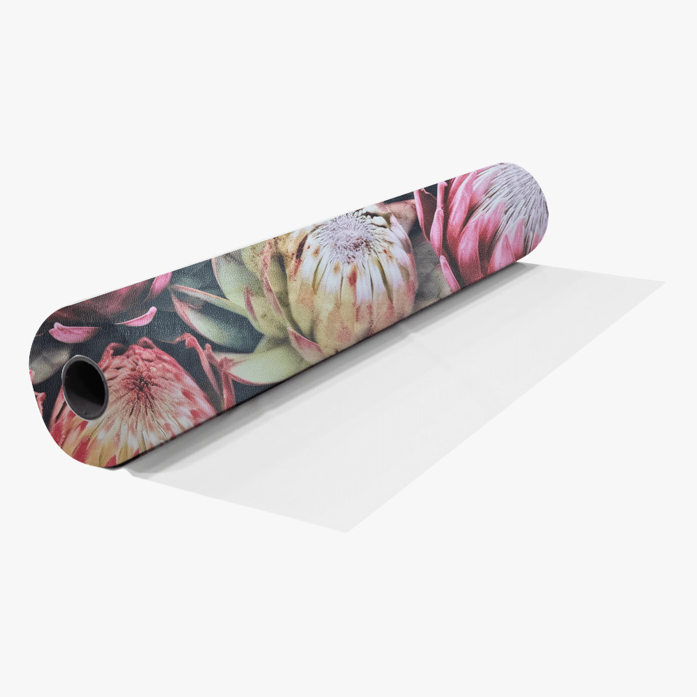 Printed Vinyl Protea Print - Ragland Fabrics